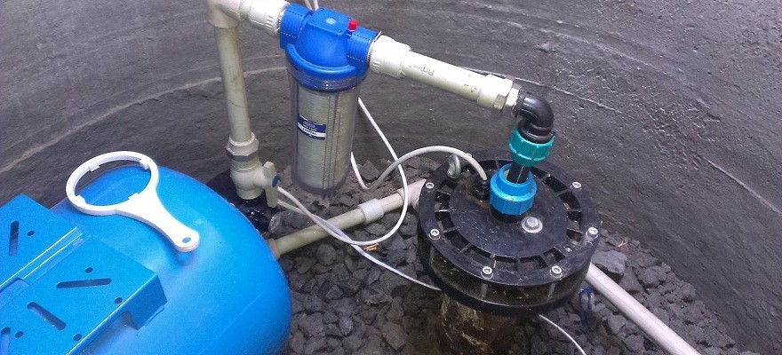 Водоснабжение из колодца в Холщевиках